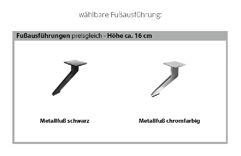 Fußausführung