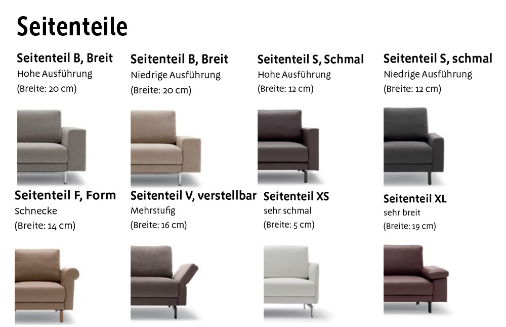 Möbel - Polstersofa hs.450 Ihr | Online-Shop sofa Letz grau hülsta