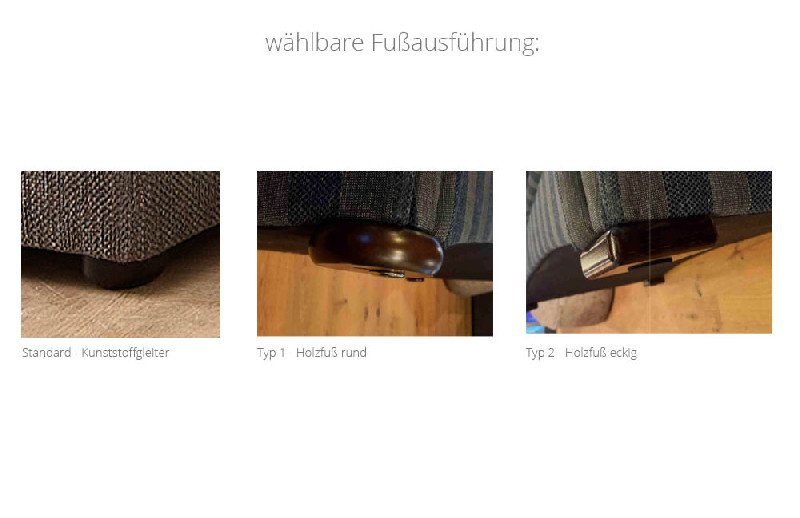 Fußausführung