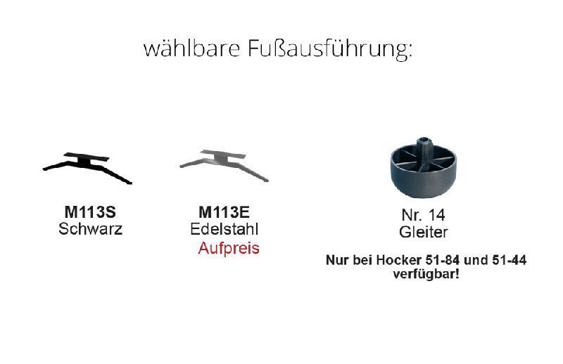 Fußausführung
