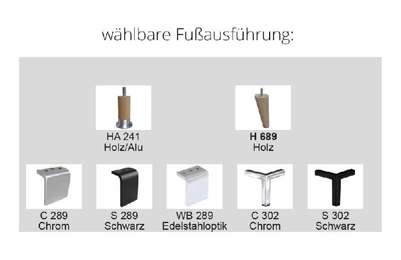 Fußausführung