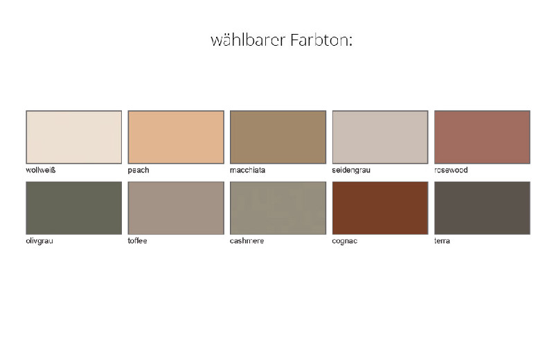 Farbtöne Metallfuß