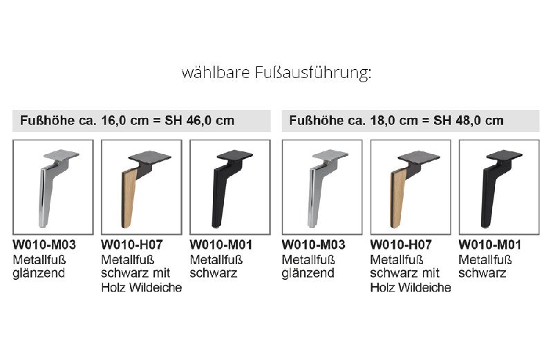 Fußausführung