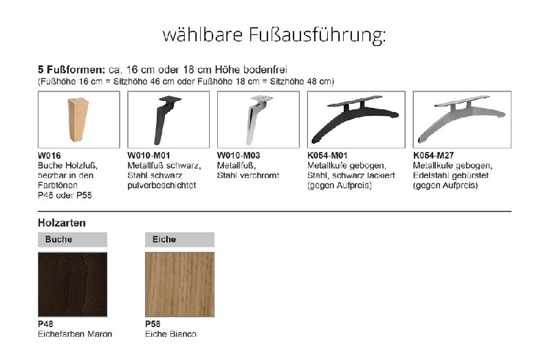Fußausführung