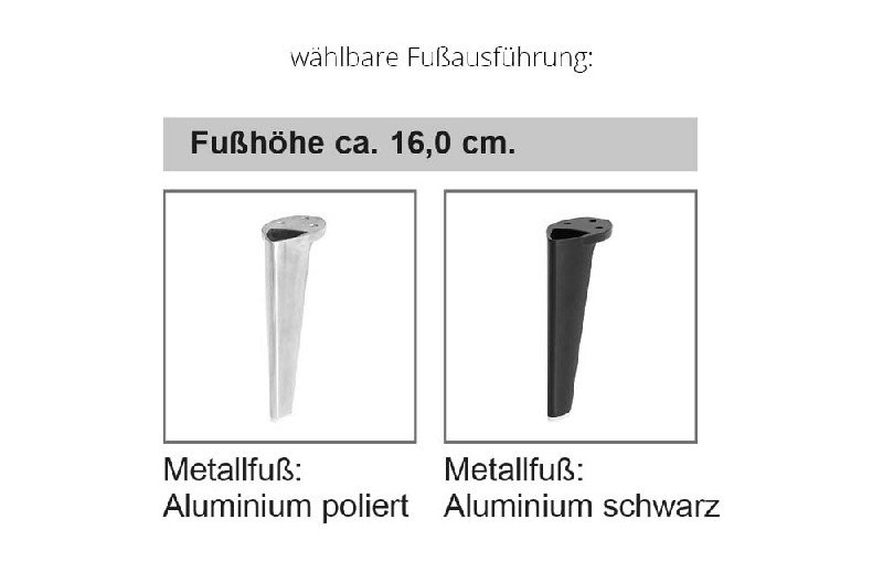 Fußausführung