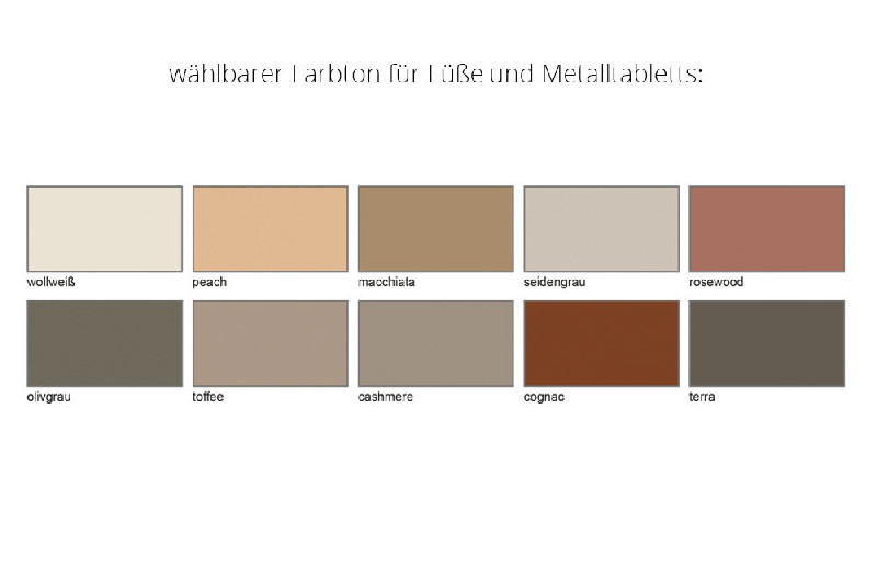 Metallfarbtöne