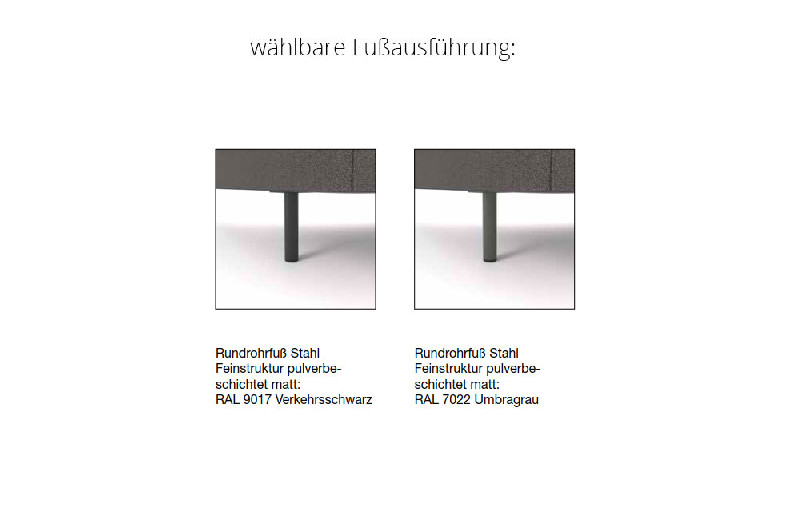 Fußausführung