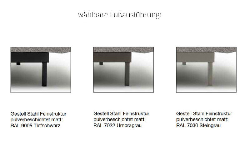 Fußausführung
