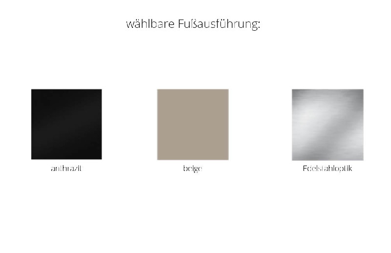 Fußausführung