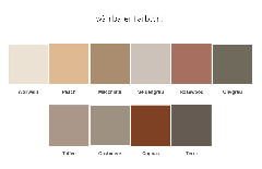 Farbtöne Metallfuß