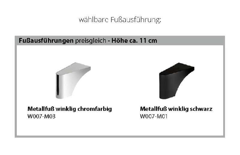 Fußausführung