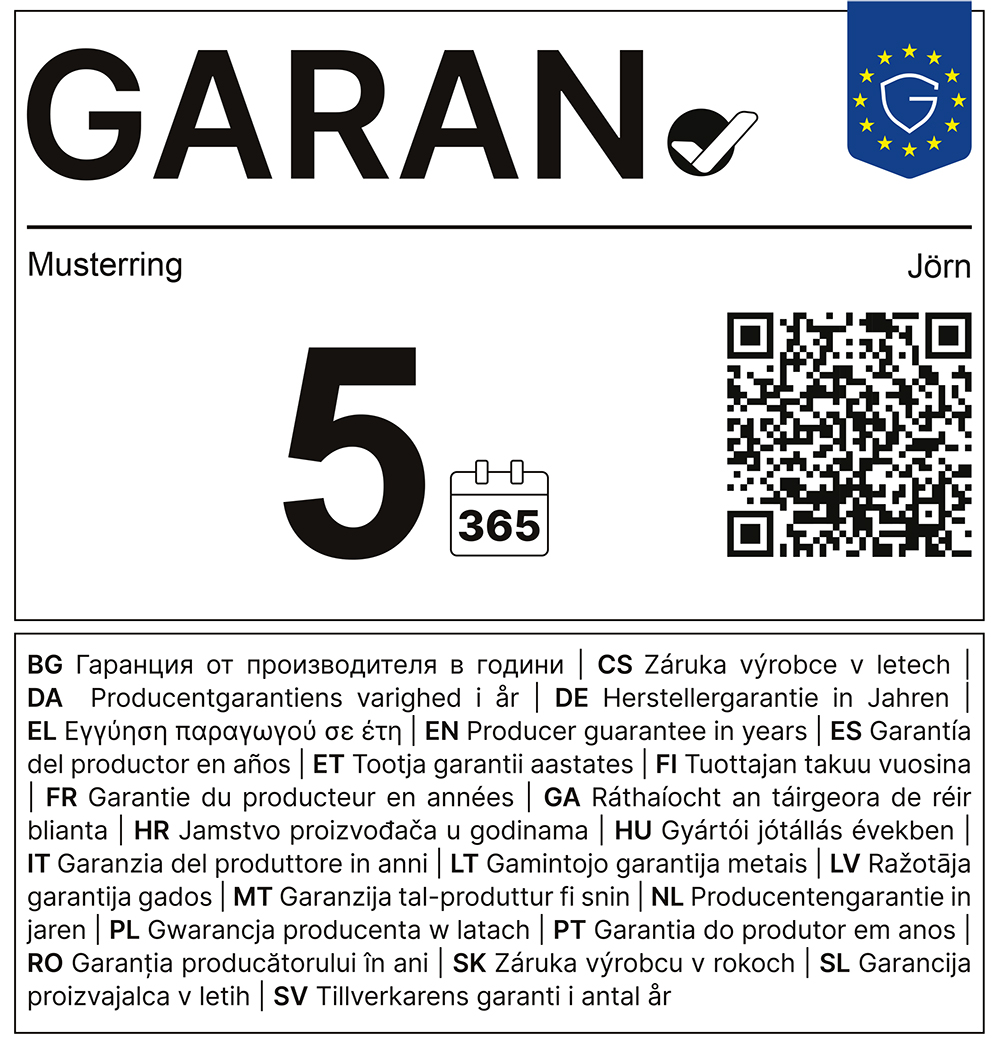 EU GARAN LABEL
