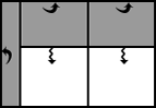 2-Sitzer links