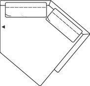Winkel-Anreihsofa rechts