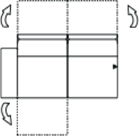 Funktions-Abschluss-Sofa links