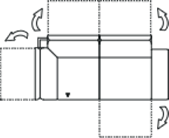 Funktions-Ecke-Abschluss-Sofa rechts