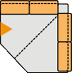 Trapezecke groß rechts