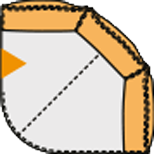 Trapezecke groß rechts