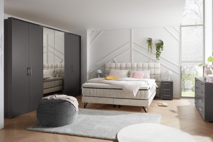 Baldwin von set one by Musterring - Boxspringbett 180 KTC ivory