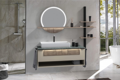 V/lacera von Voglauer - Badezimmer in Taupe/ Granitstein