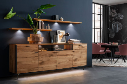 Andra-living von SCHÖNER WOHNEN - Sideboard S747 Eiche rustico/ anthrazit