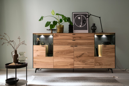 Andra-living von SCHÖNER WOHNEN - Sideboard S762 Eiche rustico/ anthrazit