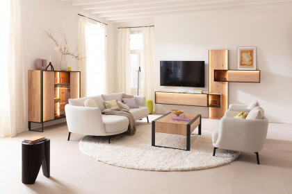 Pearl-LE25 von SCHÖNER WOHNEN - Polstersofa links snow