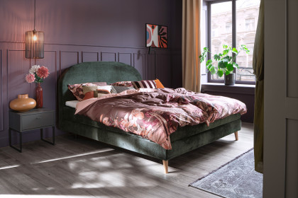 Cornwall von SCHÖNER WOHNEN - Boxspringbett 180 grün