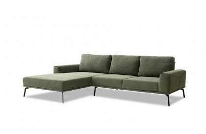 Stage von SCHÖNER WOHNEN - Ecksofa links moos