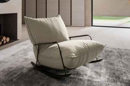 Fluffy von designwerk - Ruhesessel beige