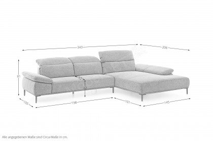 24470 Tavaroo von Willi Schillig - Ecksofa Ausführung rechts thyme