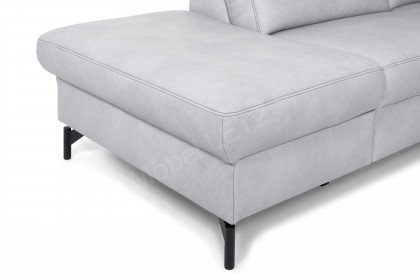 1590 von Himolla - Ledersofa Ausführung links asche