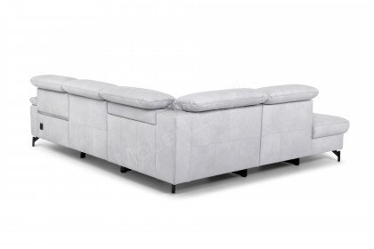 1590 von Himolla - Ledersofa Ausführung links asche