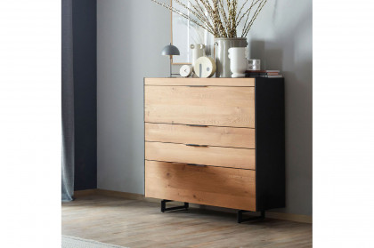 Yoris von SCHÖNER WOHNEN - Highboard Kerneiche Umato auf Kufen