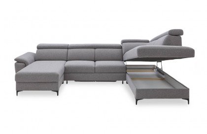 Braga-LE25 von BENIX - Wohnlandschaft rechts grau