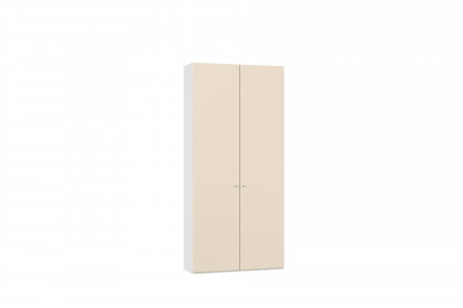 Longline von JUTZLER - schmaler Schrank mit Kurztiefe weiß - Glas cozy white