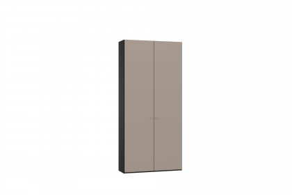 Longline von JUTZLER - Garderobenschrank ca. 220 cm hoch - Front Glas nougat