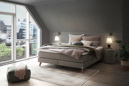 Pronto von Hasena - Boxspringbett Beatriz in Grey