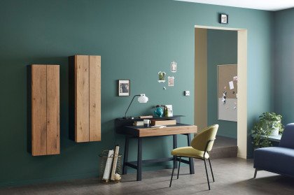 Yoris von SCHÖNER WOHNEN - Sekretär Kerneiche/ Eiche anthrazit