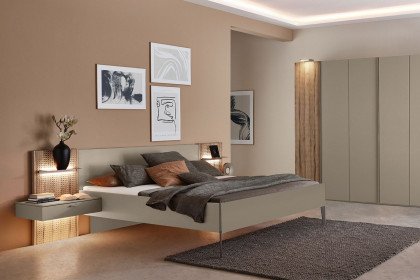 Plan von Thielemeyer - Bett fango mit Nakos & Paneelen mit Wiener Geflecht