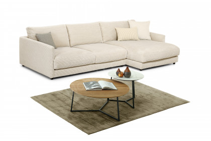 Garbo von SCHÖNER WOHNEN - Polsterecke rechts nature