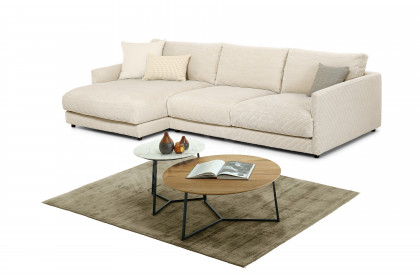 Garbo von SCHÖNER WOHNEN - Polsterecke links nature