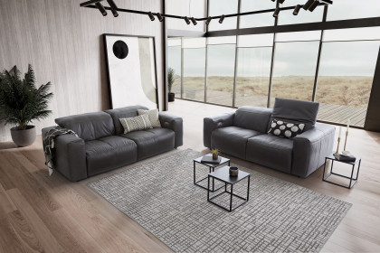 34000 Dwayne von Willi Schillig - Ledergarnitur graphite