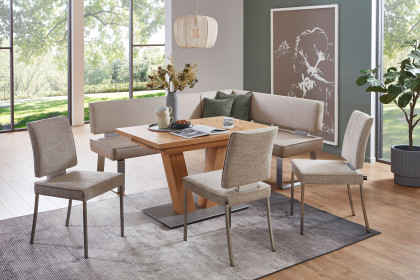 Game Plus von K+W Polstermöbel - Eckbank in Creme