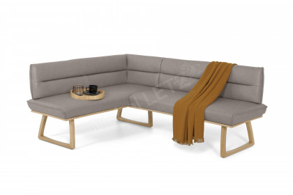 KOINOR Dining System - Eckbank mit Lederbezug in Marmo