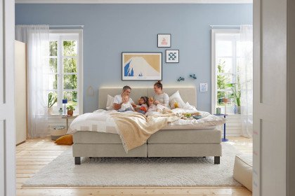 Elias-Dream von Musterring - Familien-Boxspringbett taupe