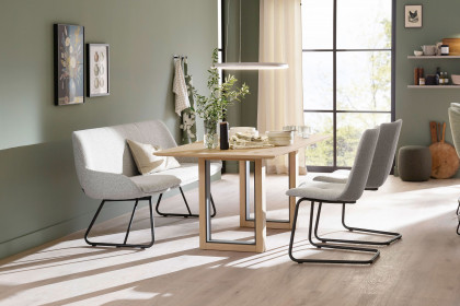 Cross von SCHÖNER WOHNEN - Esstisch Wildeiche hell geölt