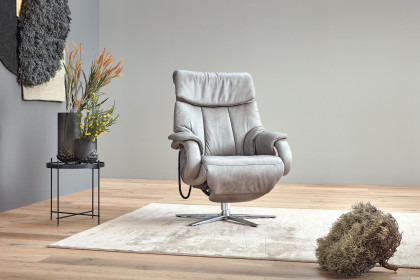 7717 von Himolla - Relaxsessel grau