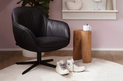 Glove-A von SCHÖNER WOHNEN - Drehsessel black