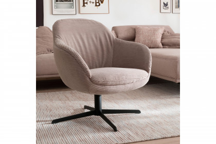 Glove-A von SCHÖNER WOHNEN - Drehsessel taupe